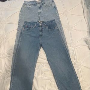 Levi's Low Pro Straight Leg Mom Jeans